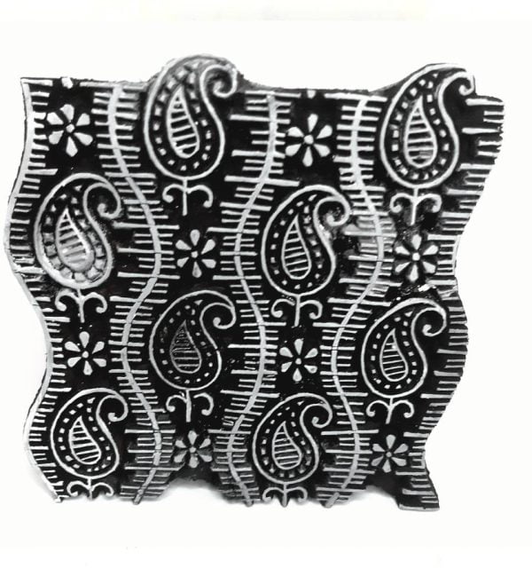 Wooden Printing Block Textile Printing Block Henna Block Scrapbook Home Decoration Wooden Block